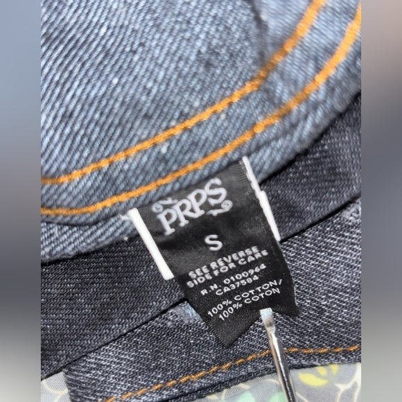 PRPS Men’s Kicking Horse Oversized Jean Jacket Small​​ - Picture 10 of 10